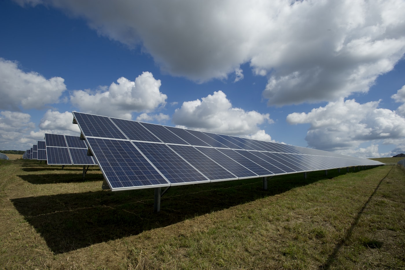 Solar panels powering smart, efficient infrastructure